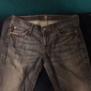 Seven for all mankind straight leg denim size 28